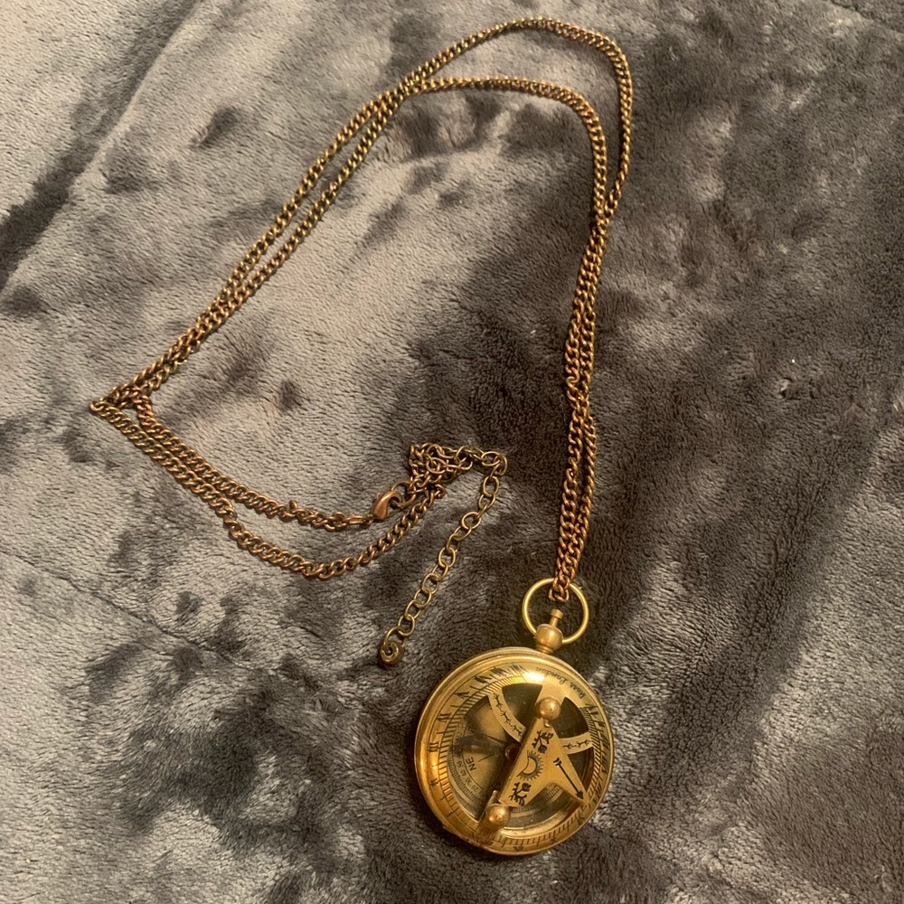 Vintage Compass Necklace